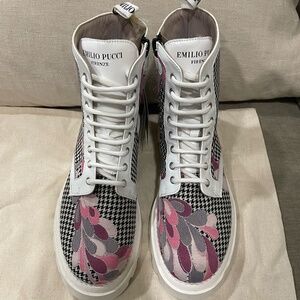 Emilio Pucci Combat Boots
